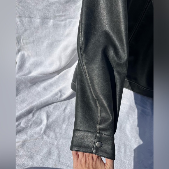 Top Shop Oversized Bomber Jacket - Picture 6 of 9